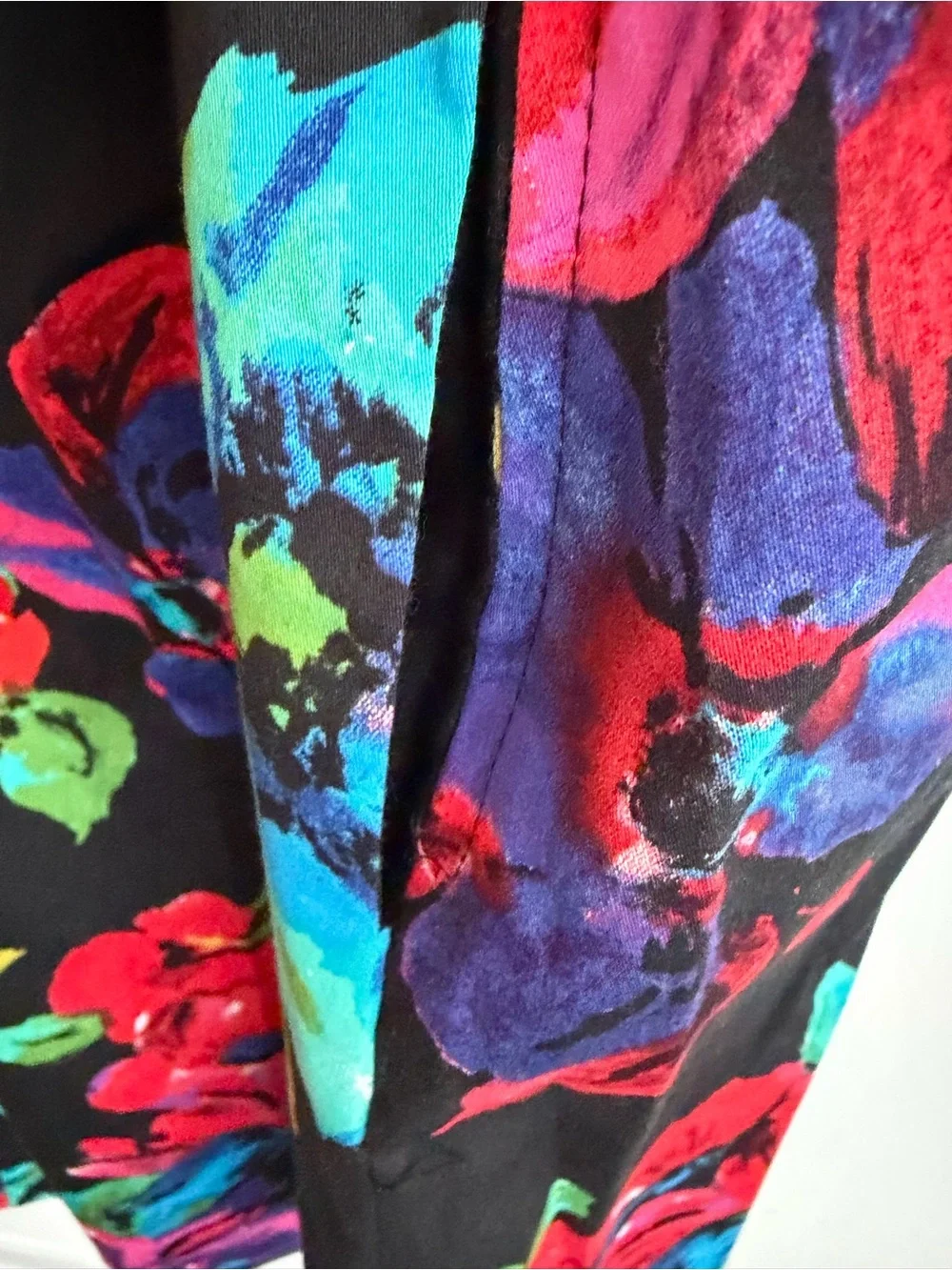 Tropical Floral Cotton Blend Fit and Flare Dress - Size 14 - NWT - Picture 6 of 8